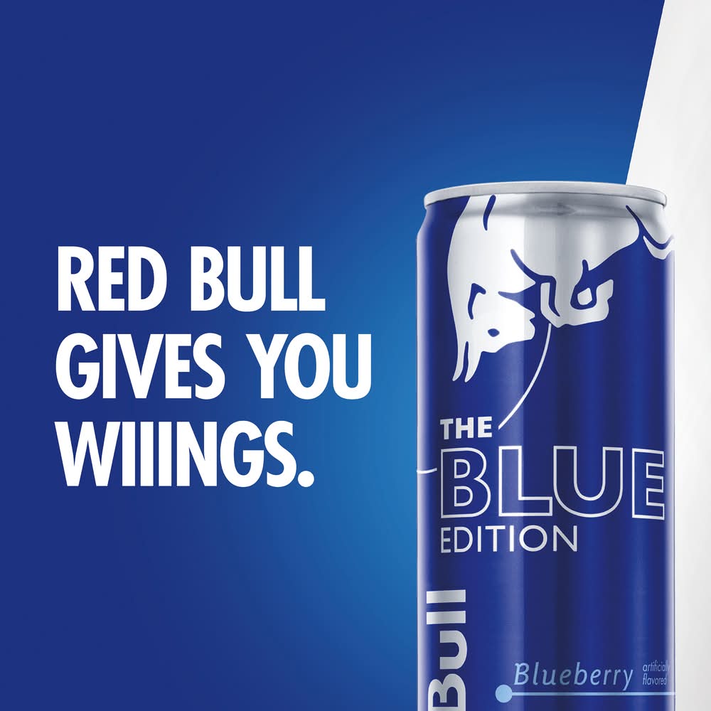 Red Bull The Blue Edition Energy Drink, Blueberry (8.4 fl oz