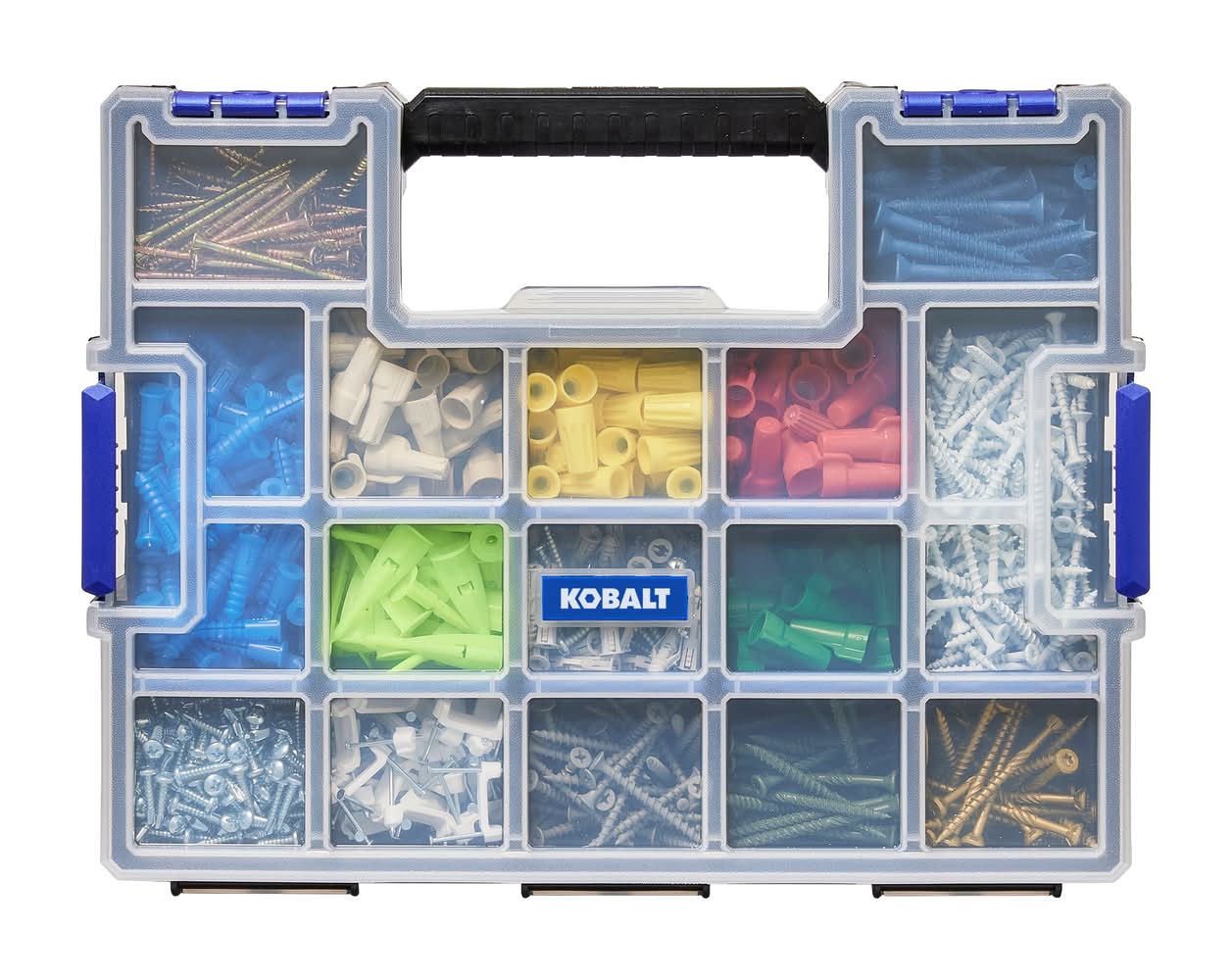 Kobalt 15-Compartment Large Plastic Small Parts Organizer