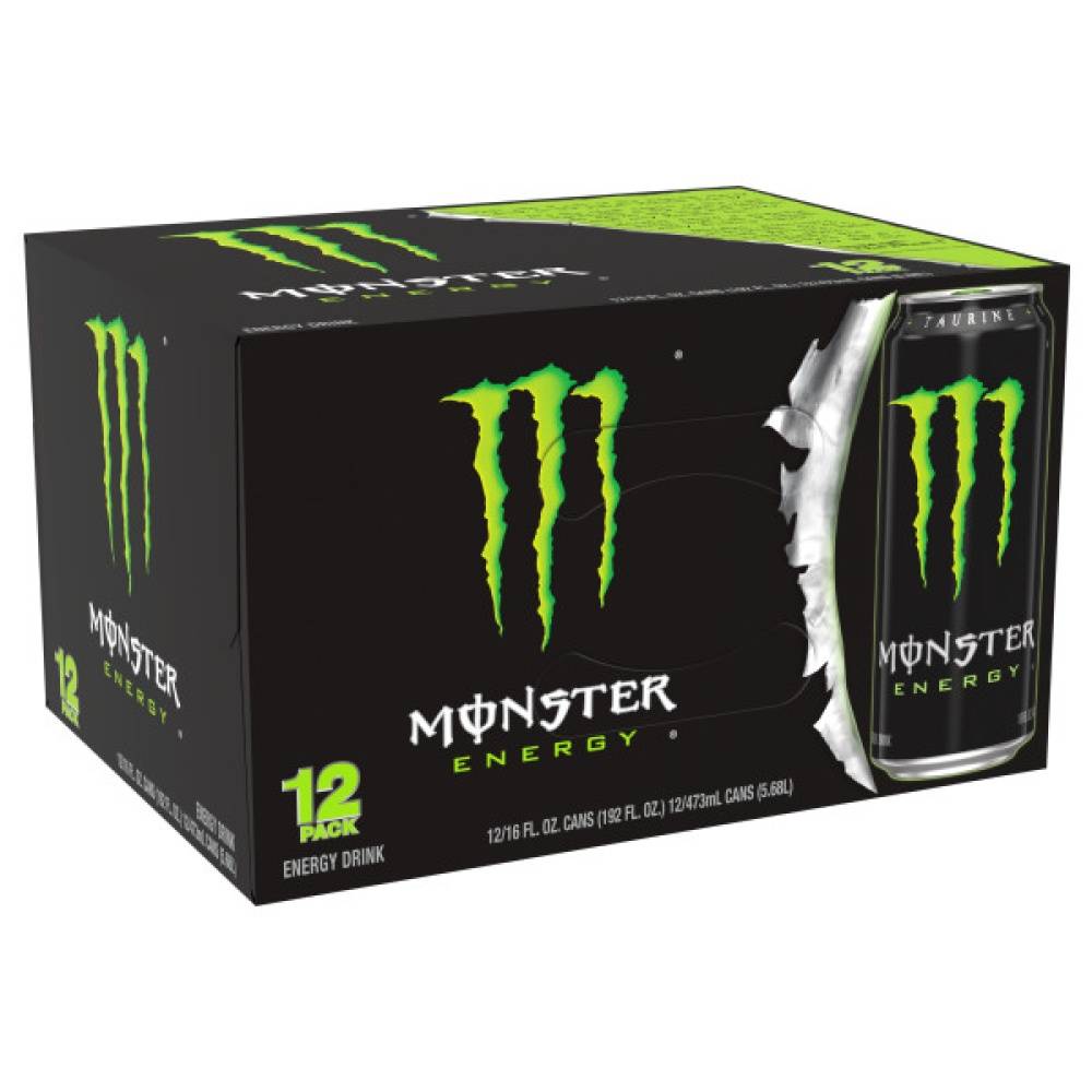 Monster Energy Original Energy Drink (12 x 16 fl oz)