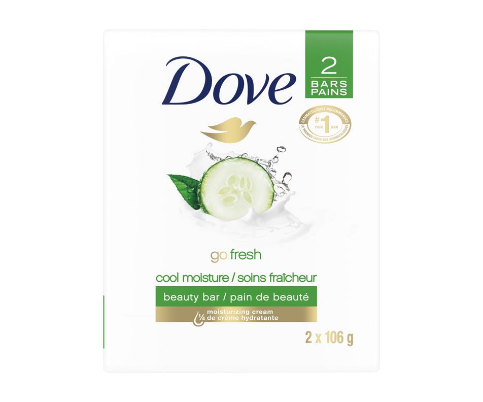 Dove Cool Moisture Cucumber and Green Tea Beauty Bar