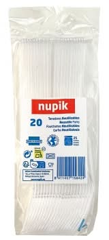 Set 20 Tenedores Reutilizables Nupik