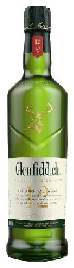 Glenfiddich · Whisky single malt 12 años (750 ml)