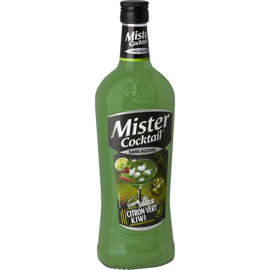 Mister Cocktail - Sans alcool saveur citron vert et kiwi (750 ml)