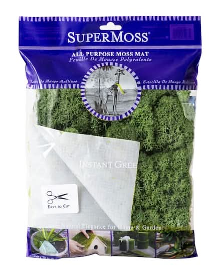 SuperMoss All Purpose Moss Mat, 16x 18 in, Green