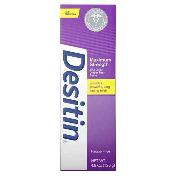 Desitin Maximum Strength Baby Diaper Rash Cream With 40% Zinc Oxide For Treatment, Relief & Prevention (hy)
