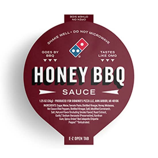 Trempette barbecue au miel / Honey BBQ Dipping Cup