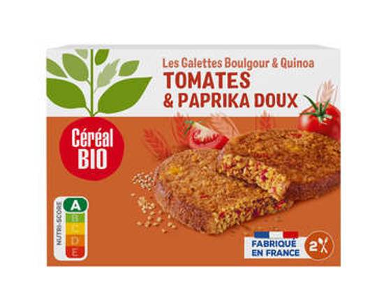 Les Galettes Boulgour & Quinoa Tomates & Paprika Doux Bio 200g Céréal Bio