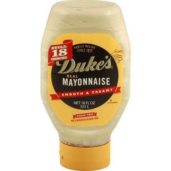 Duke's Smooth & Creamy Real Mayonnaise (18 fl oz)
