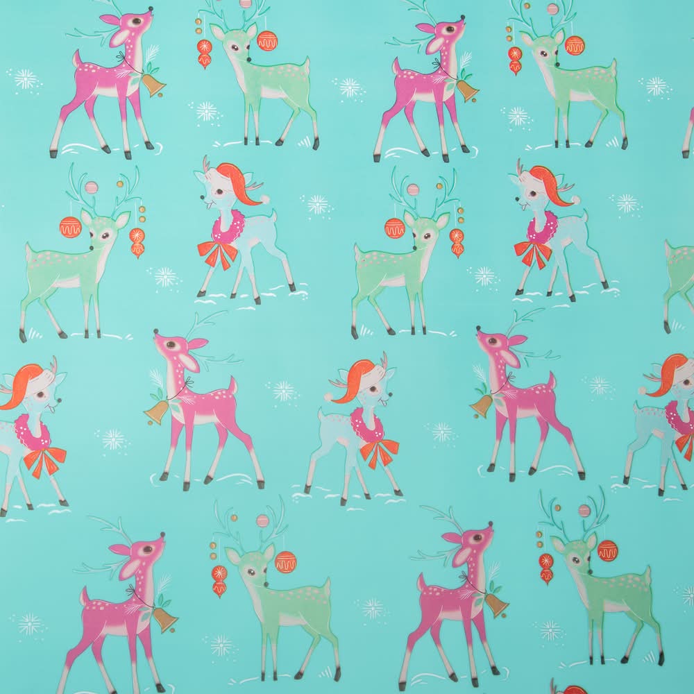 Christmas Themed Gift Wraps Reindeer