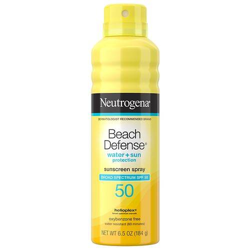 Neutrogena Beach Defense Spray Body Sunscreen, SPF 50 - 6.5 oz
