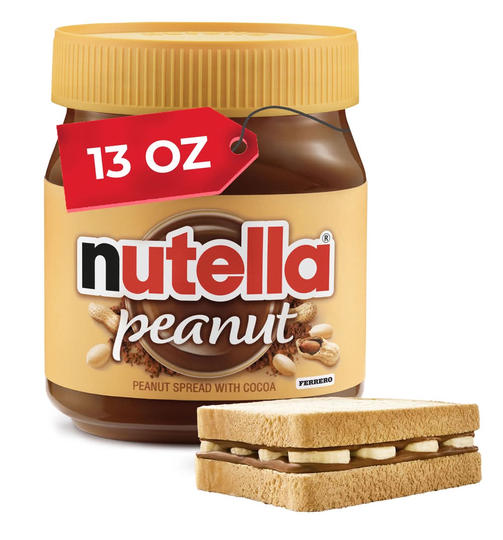 Nutella Spread With Cocoa, Peanut (13 oz)