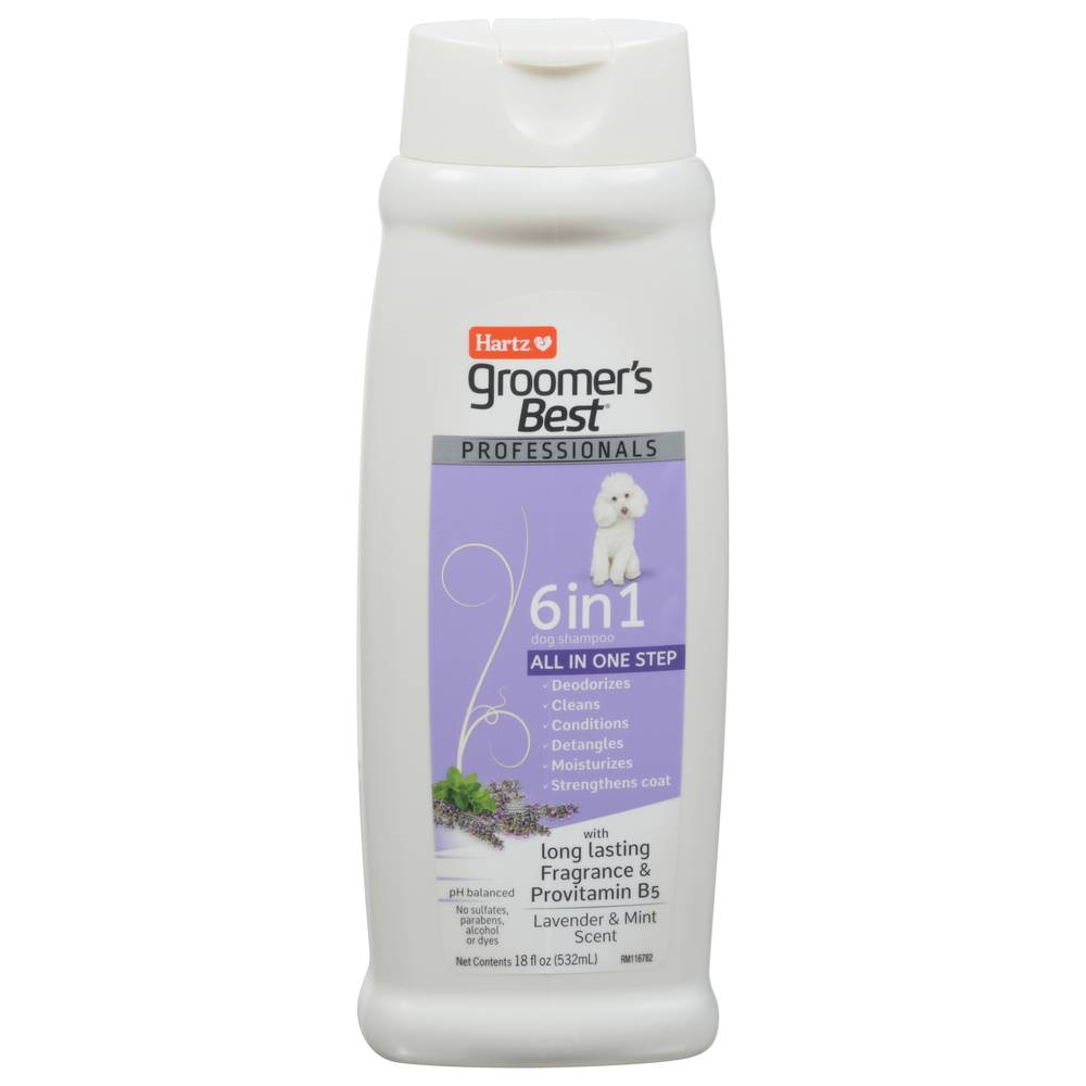 Hartz Groomer's Best Professionals 6 in 1 Lavender & Mint Scent Dog Shampoo (18 fl oz)