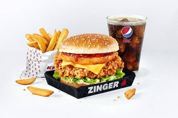 Zinger Tower Burger Meal 🔥