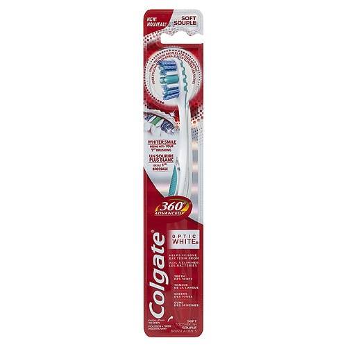 Colgate 360 Advanced Optic White Soft Toothbrush Adult - 1.0 ea