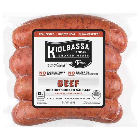 Kiolbassa Beef Smoked Sausage (13 oz)