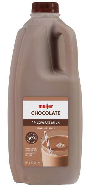 Meijer Milk, Chocolate (0.5 gal)
