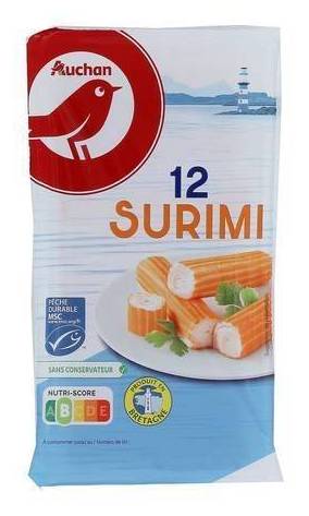 Batonnets surimi auchan - 200g