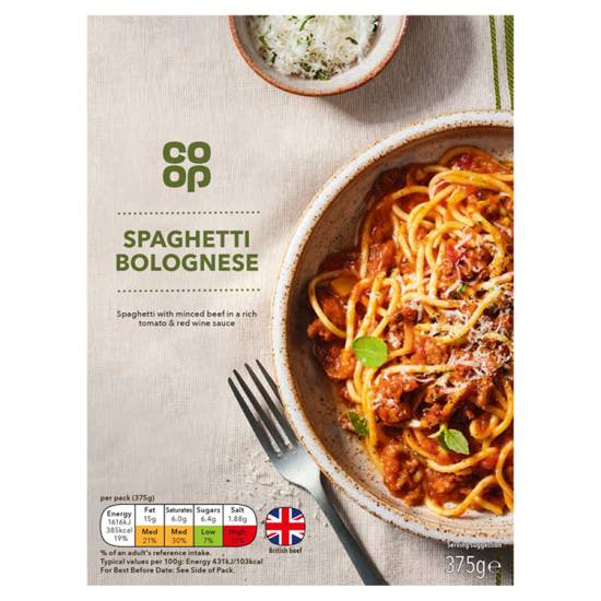 Co-Ор Spaghetti Bolognese 375g