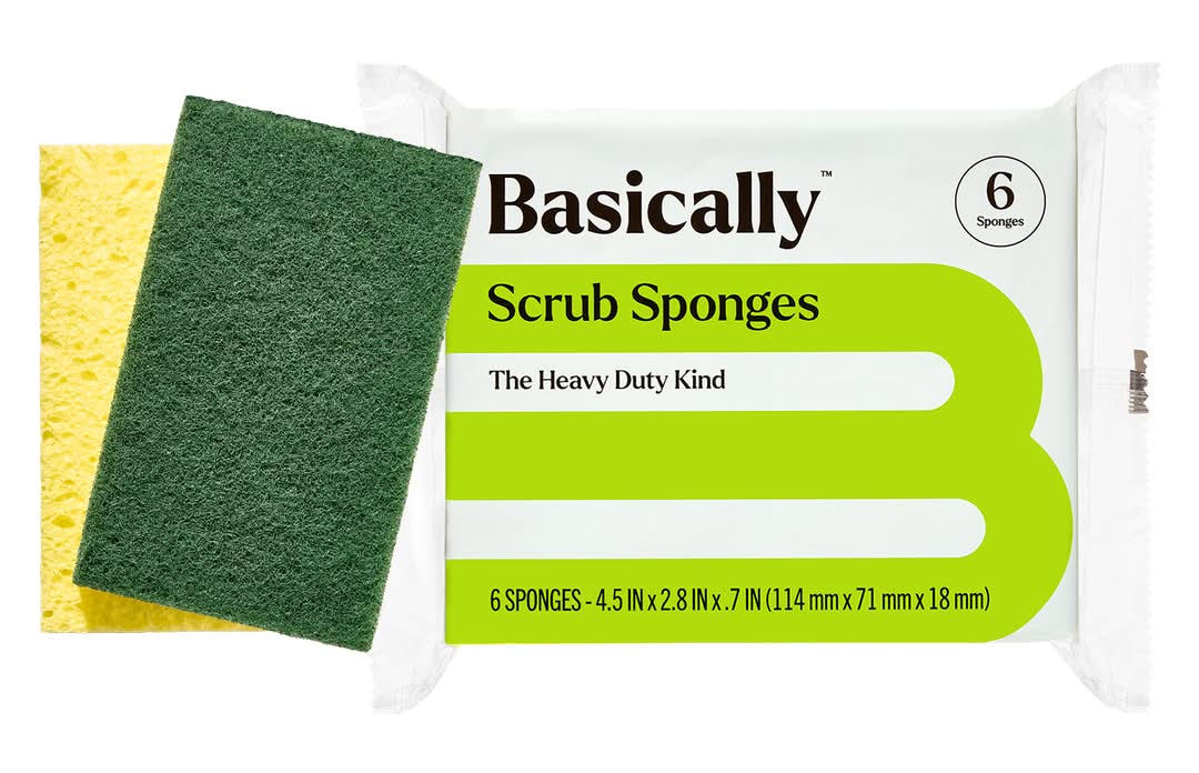 Basically Heavy Duty Scrub Sponge (6 ct)