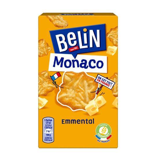 Monaco crackers biscuits apéritifs Emmental Belin 50 g