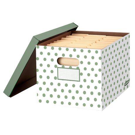 Boîte de rangement décorative Bankers Box 3pk