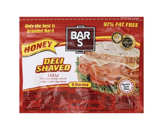 Bar-S · Deli Shaved Honey Ham (9 oz)
