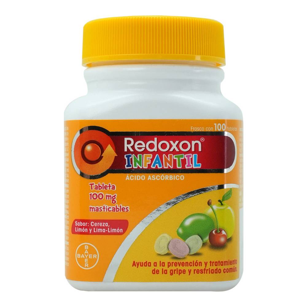 Redoxon · Ácido ascórbico infantil tabletas 100 mg (100 un)