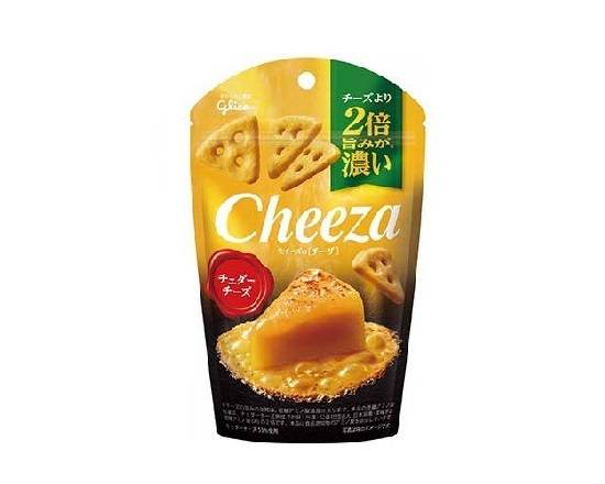 266306：グリコ 生チーズのCheeza チェダーチーズ 40G / Glico Cheeza (Cheddar Cheese flavor)