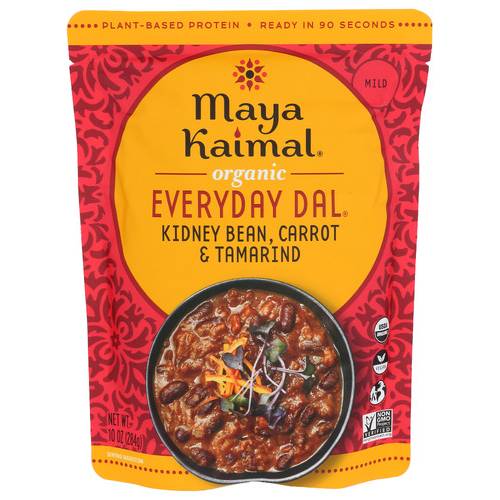 Maya Kaimal Organic Everyday Dal Kidney Beans   Carrots   Tamario