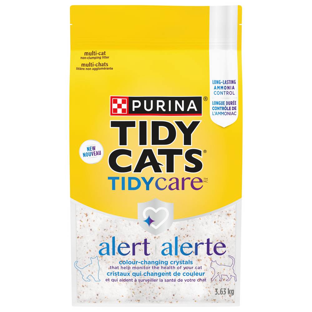 Purina Tidy Cats Care Alert Color Changing Cat Litter (3.63 kg)