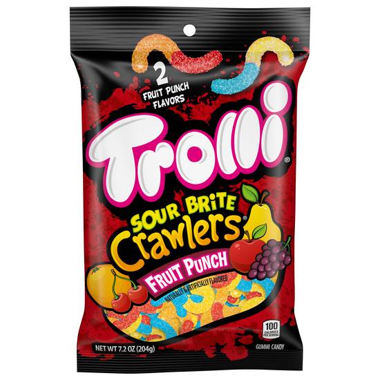 Trolli Sour Brite Crawlers Gummi Candy (fruit punch)