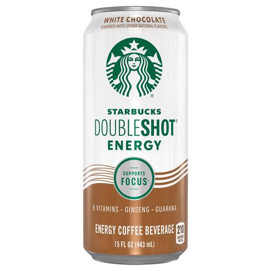 Starbucks Doubleshot Energy White Chocolate Coffee Drink (15 fl oz)