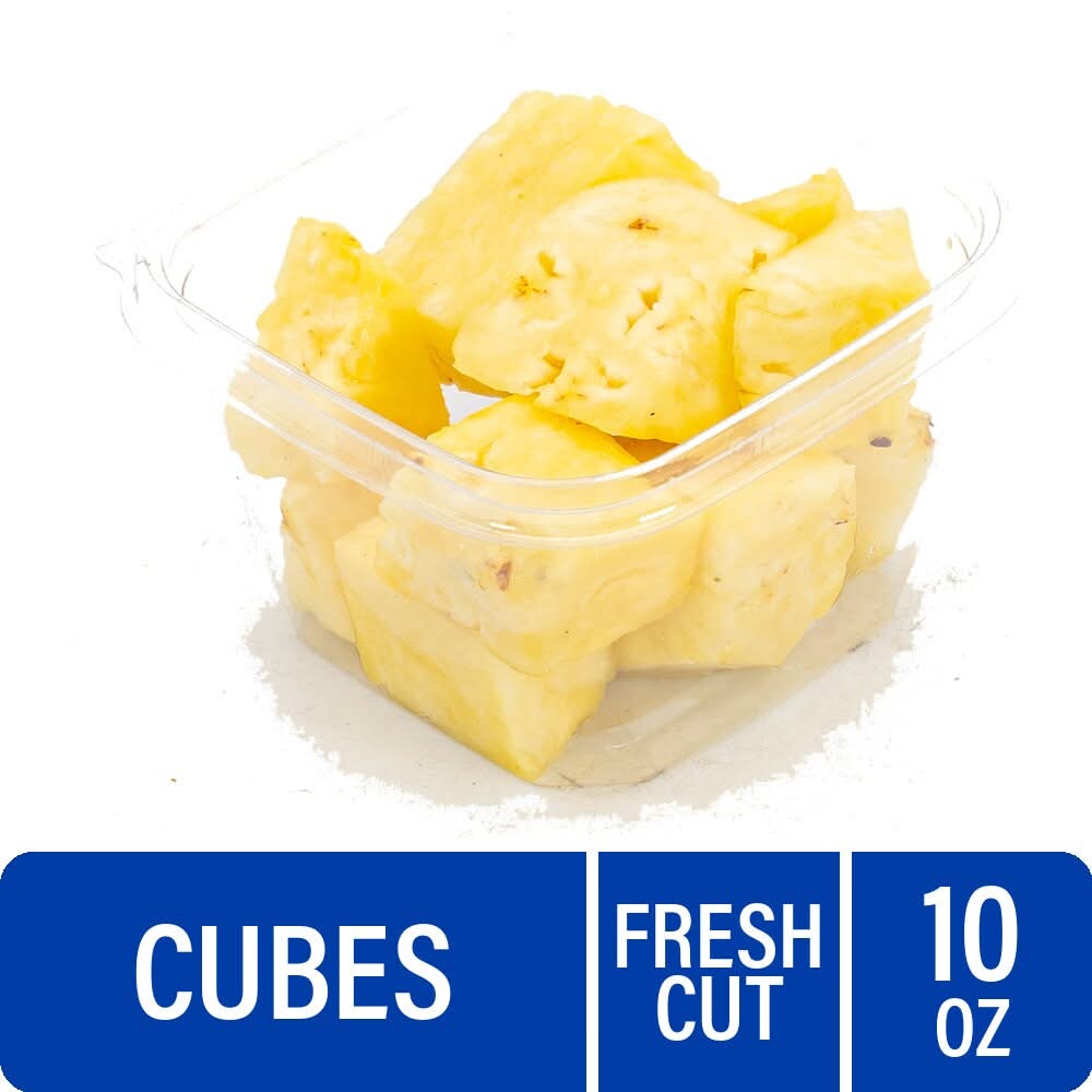 Fresh Cut Pineapple Cubes