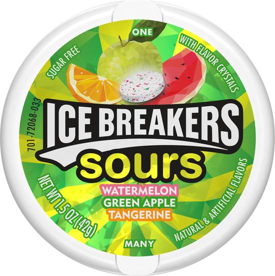 Ice Breakers Sours Breath Mints (watermelon green apple tangerine )