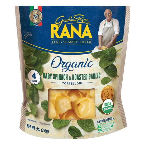 Rana Organic Baby Spinach & Roasted Garlic Tortelloni