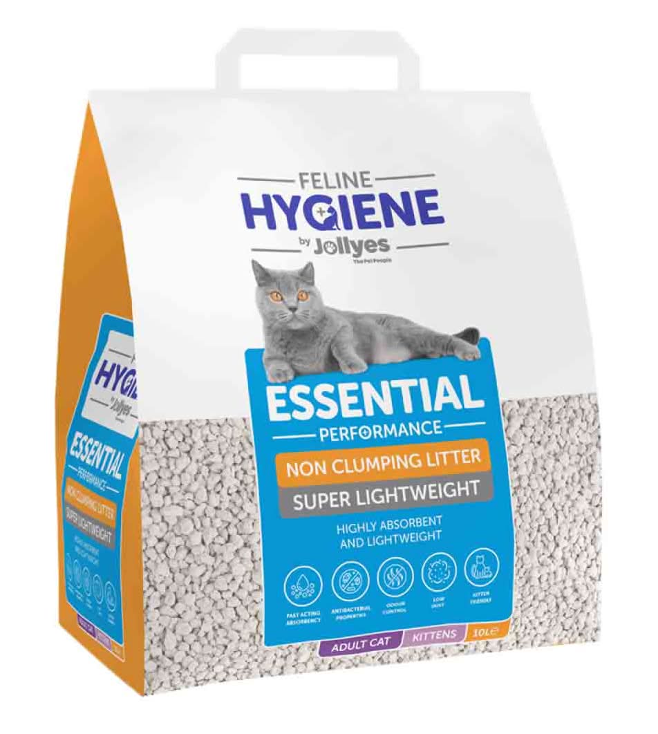 Jollyes Adult, Essential Performance Super Light Weight Non Clumping Litter For Cats (10L)
