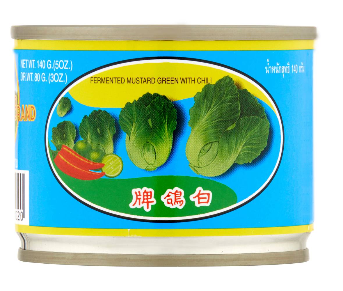 Pigeon Brand Pickled Mustard Green Chilli (140g)