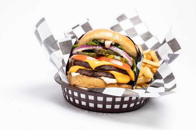 Cheeseburger Basket - Double