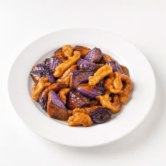 鱼香茄子肉Pork W. Chinese Eggplant in Spicy Garlic Sauce | Postmates
