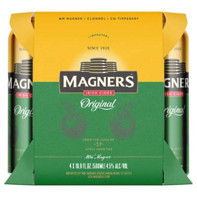 Magners Irish Cider In Cans - 4-16.9 Fl. Oz.