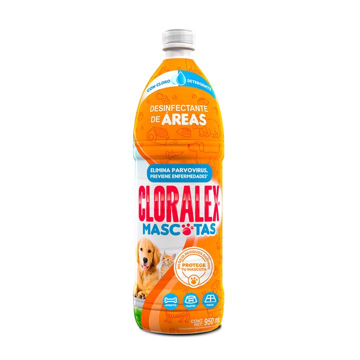 Cloralex desinfectante de áreas para tus mascotas (botella 950 ml)