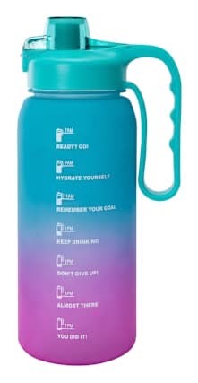 Sports Hydration Bottle 74.5oz Pink/Teal
