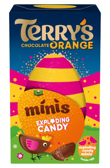Terry's Chocolate Orange Exploding Candy Milk Minis Bag (91g)