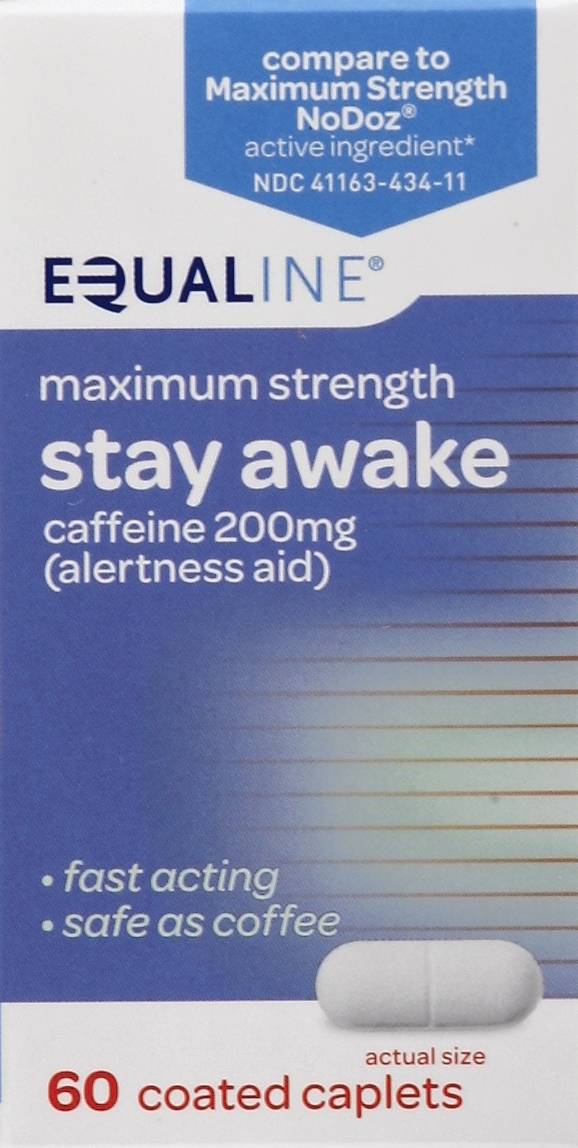 Equaline Caffeine 200 mg Stay Awake (60 ct)