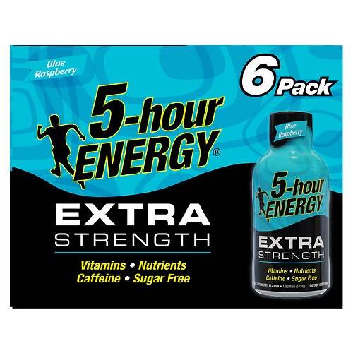 5-Hour ENERGY Shot, Extra Strength - 1.93 oz x 6 pack