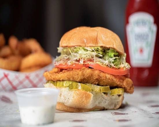 13. Crispy Chicken Burger (Buffalo)
