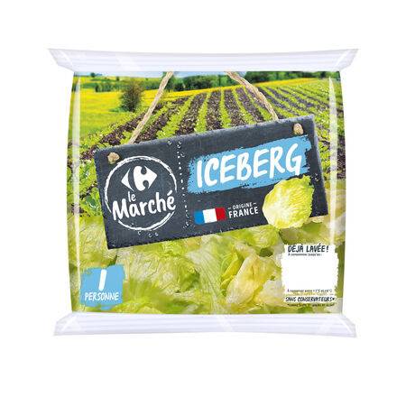 Salade Iceberg CARREFOUR - le sachet de 90g