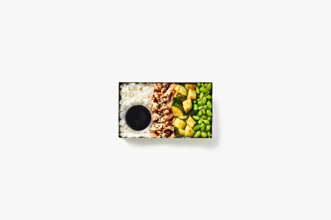 Teriyaki Salmon Rice Box