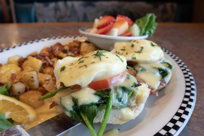 California Bacon Benedict