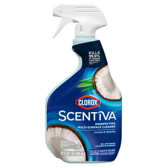 Clorox Scentiva Disinfecting Multi Surface Cleaner Coconut & Waterlilly